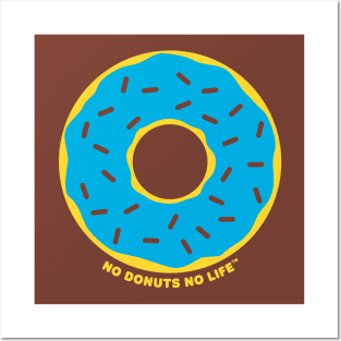 Blue Donut Posters and Art